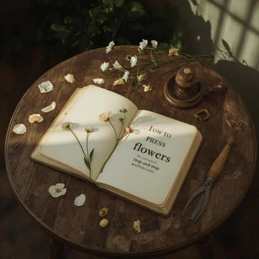 How to Press Flowers: My Personal, Step-by-Step Masterclass - Black Petals
