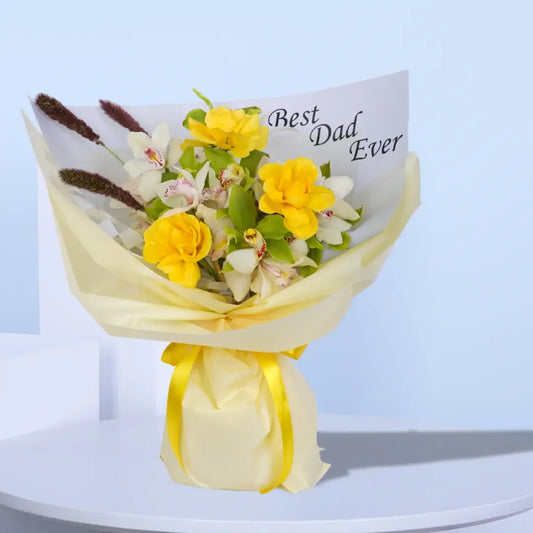 Father's Day Bouquet - Black Petals