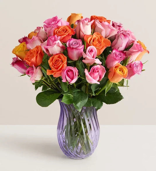 Mother’s Day Sorbet Roses - Black Petals
