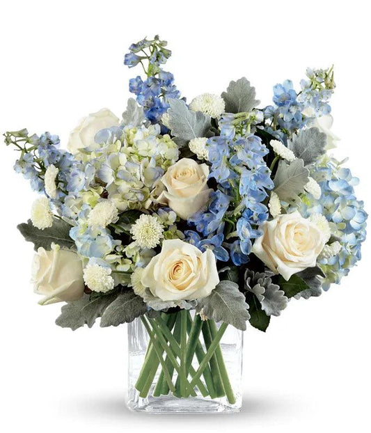 Faithful Guardian Sympathy Bouquet - Black Petals