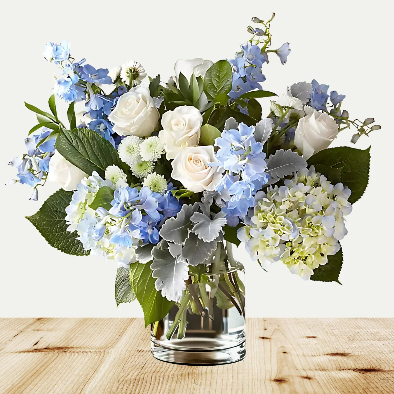 Clear Skies Cornflower & Aster - Black Petals