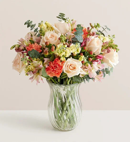 Spring Garden Bouquet - Black Petals