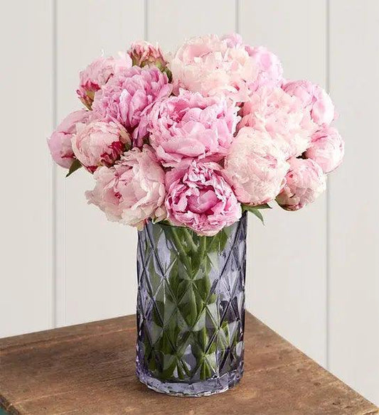 Precious Peony Bouquet - Black Petals