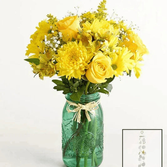 Amazing Radiant Sunshine Bouquet - Black Petals