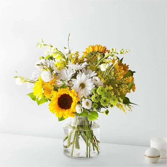 Hello Sunshine Bouquet - Black Petals