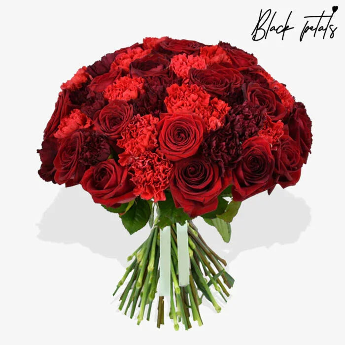 Customize Bouquet With Free Roses - Black Petals