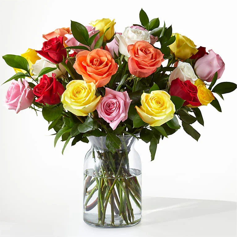 Mixed Roses - Black Petals