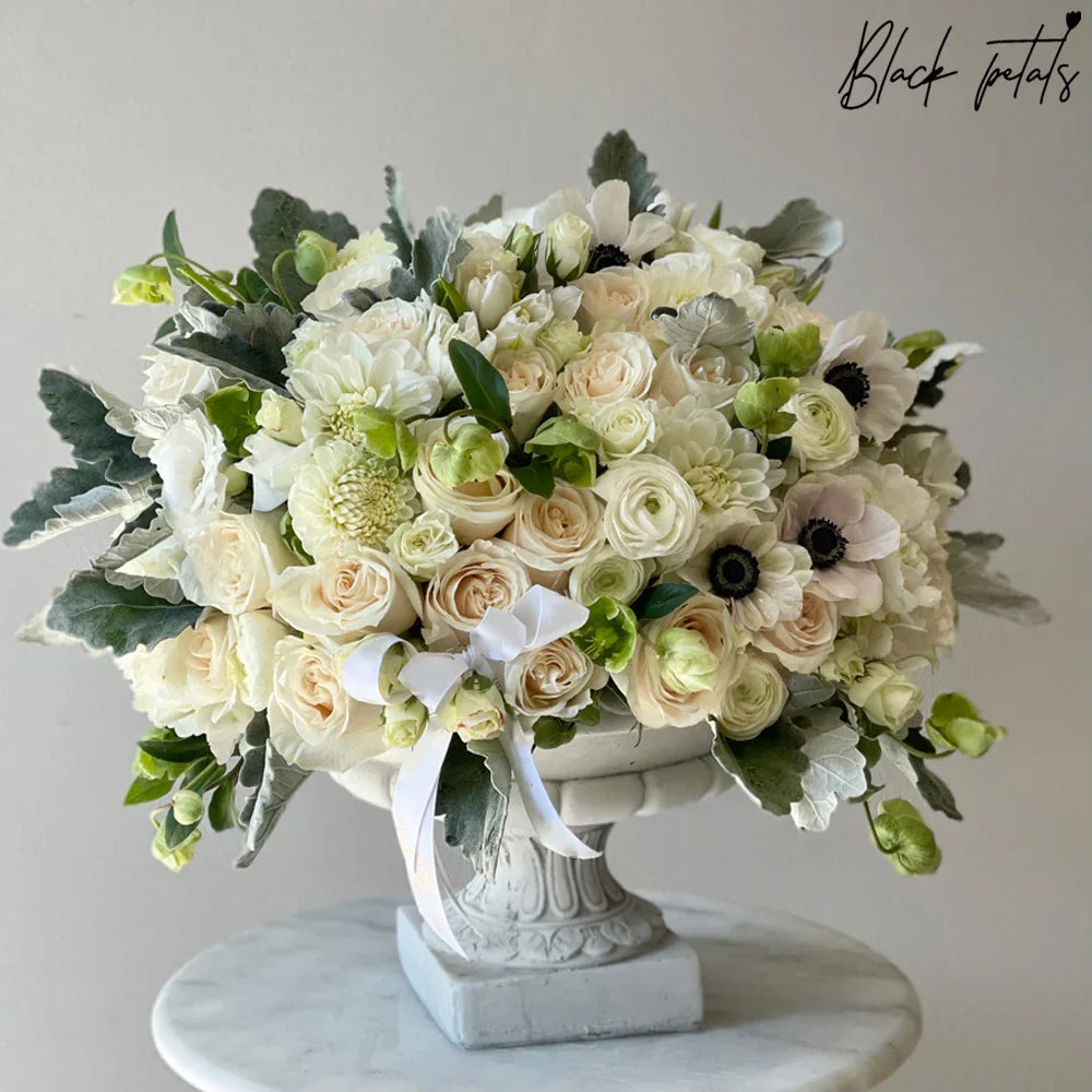 Forever Pearl - Black Petals