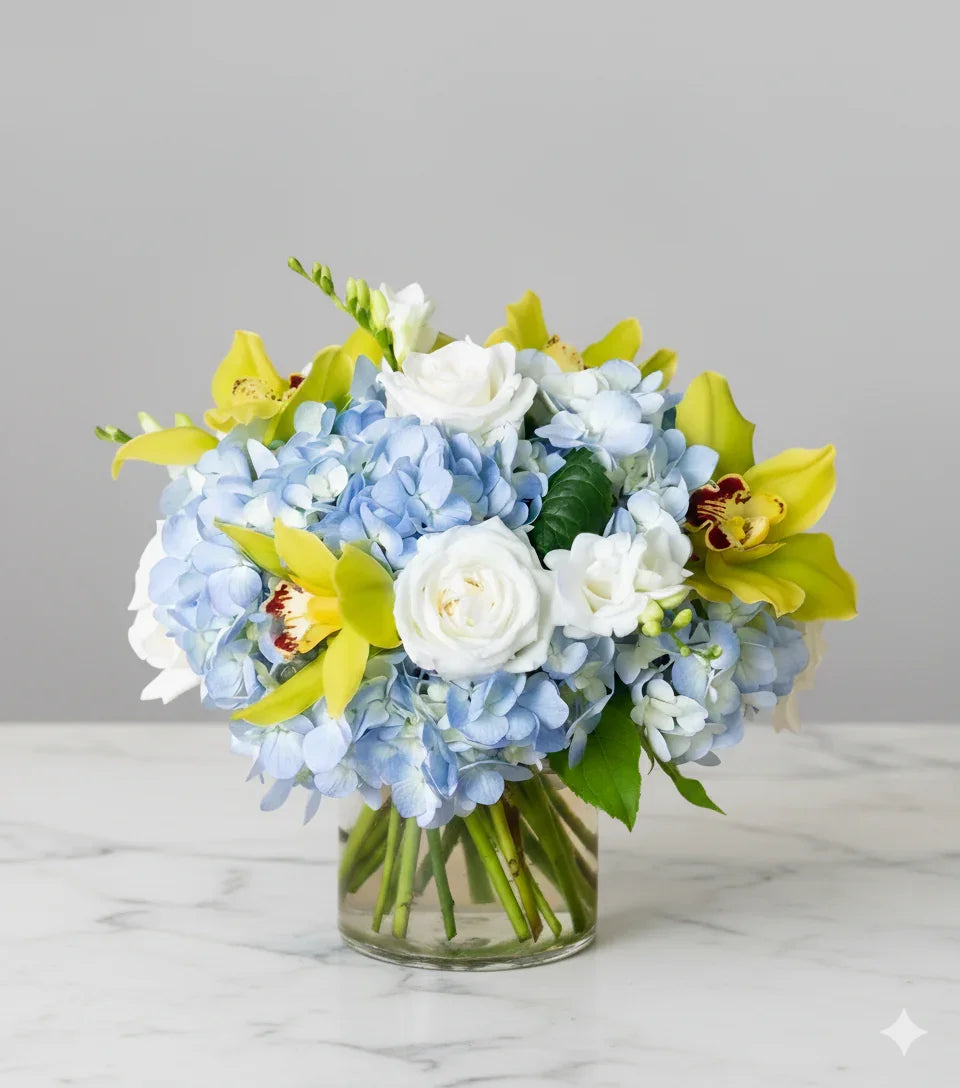 Old New Yorker Classic Birthday Bouquet - Black Petals