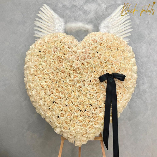 White Angel Heart BP Sympathy - Black Petals