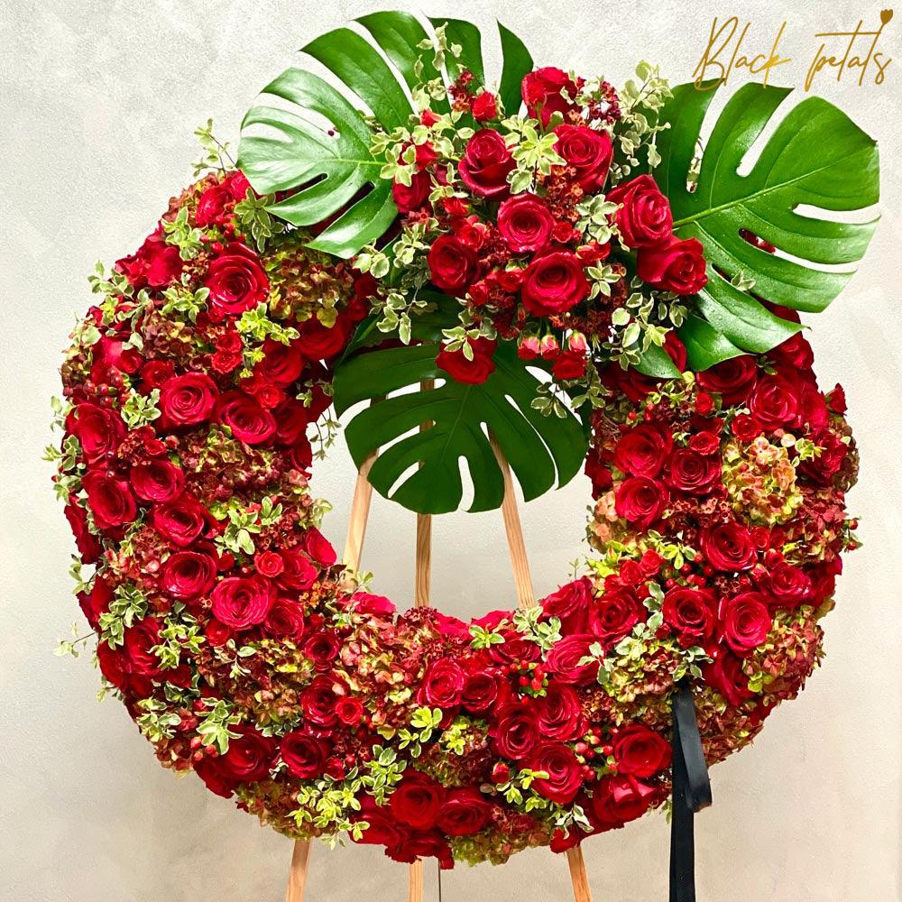 Orchid Heaven Casket Cover BP Sympathy