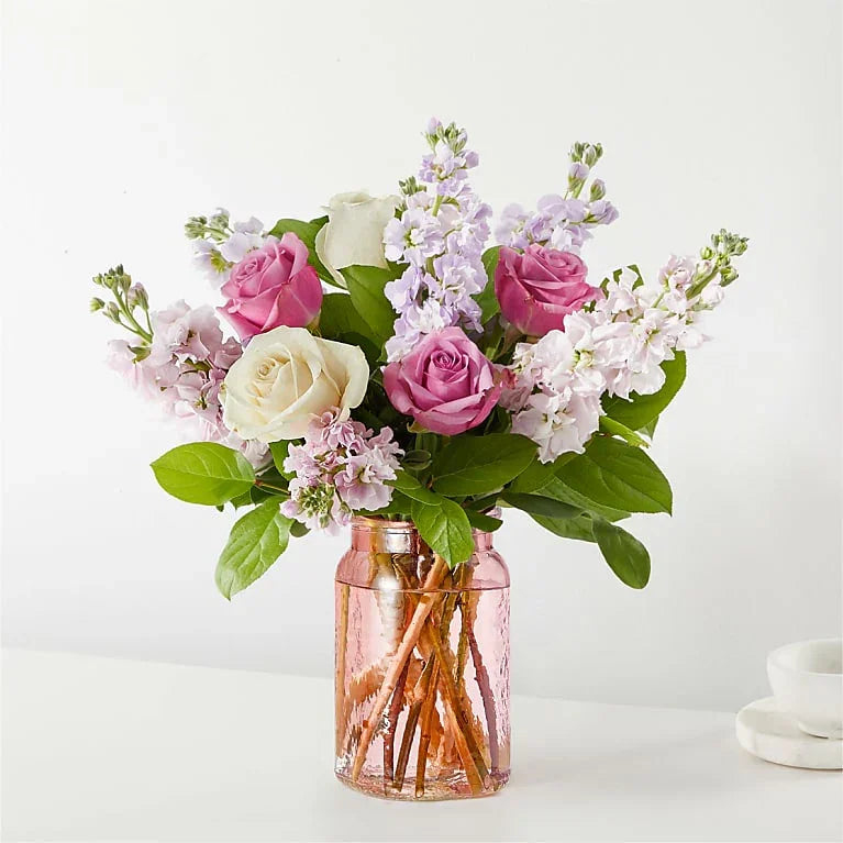Springtime Spritz Bouquet - Black Petals