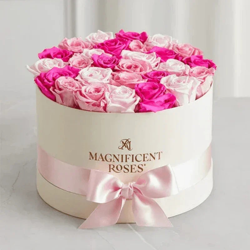 NYC’s Magnificent Roses Preserved Delightful Medley - Black Petals