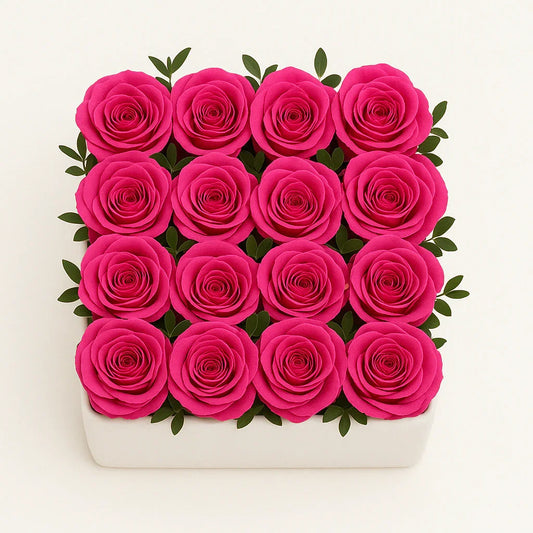 Pink Petal Paradise - Black Petals