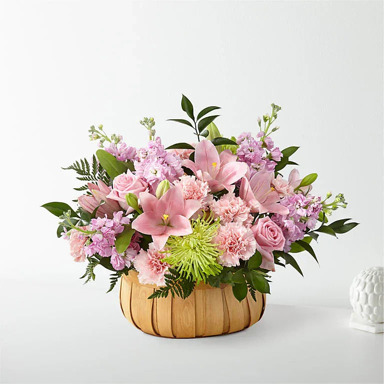 Beautiful Spirit Basket - Black Petals