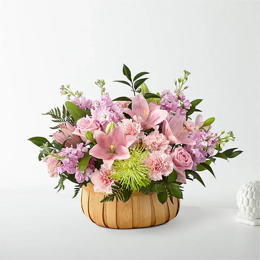 Beautiful Spirit Basket - Black Petals