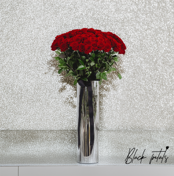 BP Long Stemmed Roses In A Vase