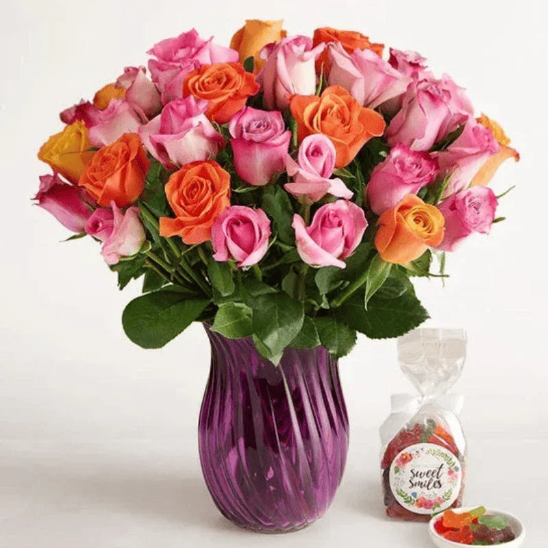 Sorbet Roses by Black Petals - Black Petals