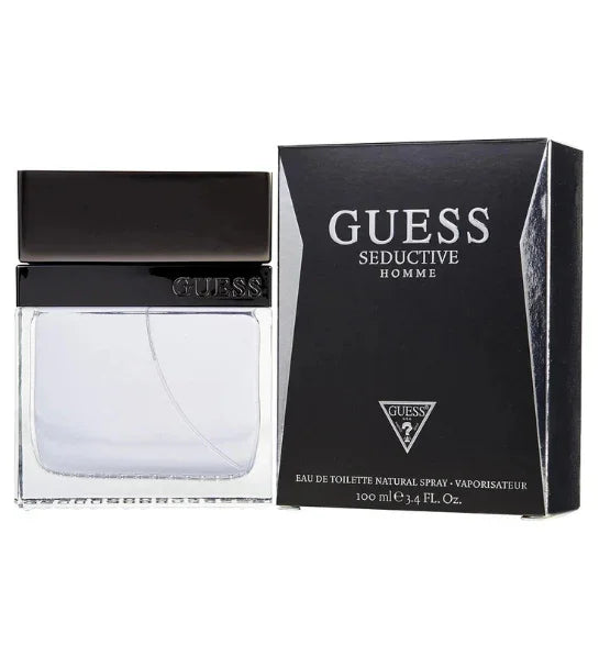 Seductive Homme by Guess Eau De Toilette Spray for Men - Black Petals