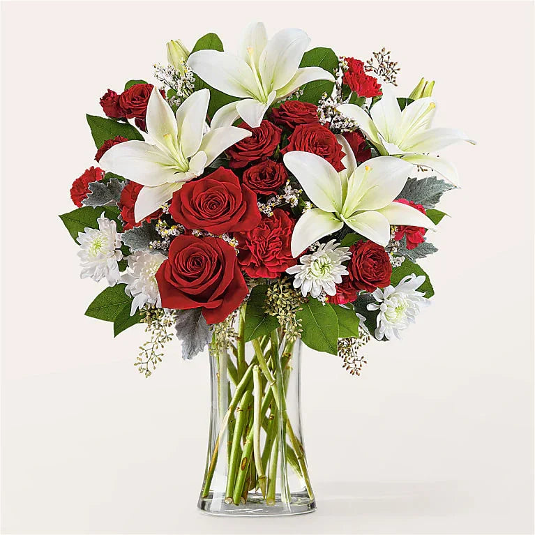 Beautiful Floral Symphony Bouquet - Black Petals