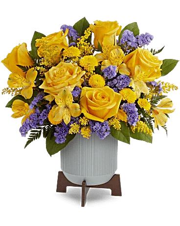 Black Petal's Blooming Modern Bouquet - Black Petals