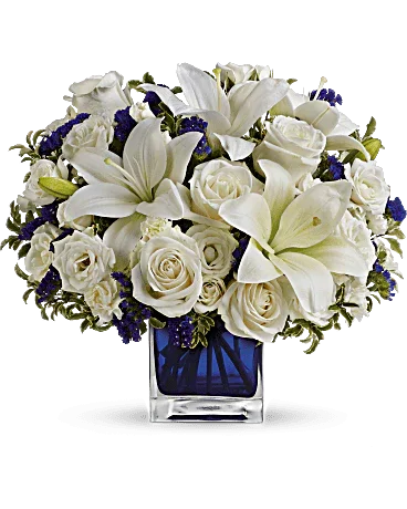 Black Petal's Sapphire Skies Bouquet - Black Petals