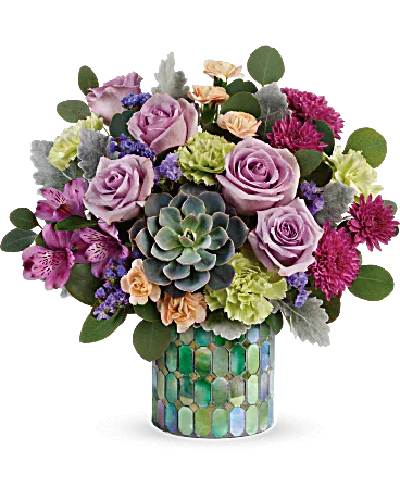 Black Petal's Marvelous Mosaic Bouquet - Black Petals