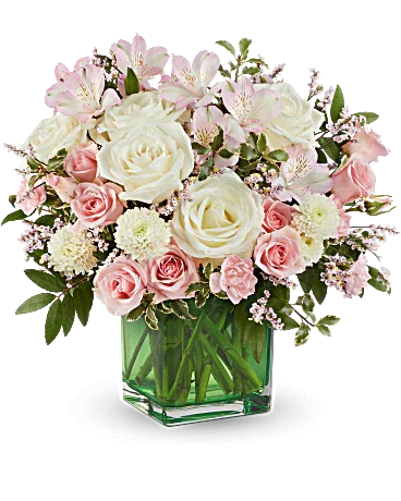 Black Petal's Pops Of Pink Bouquet - Black Petals