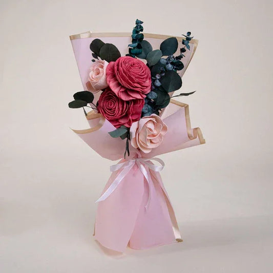 Just Because Finished Bouquet - Black Petals