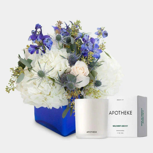 Cerulean + Apotheke Candle - Black Petals
