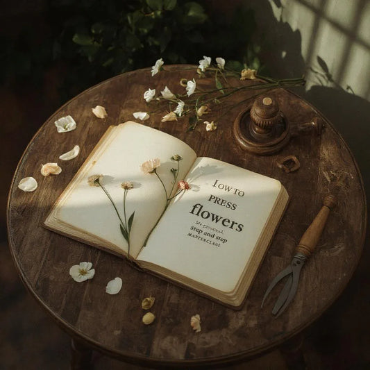 How to Press Flowers: My Personal, Step-by-Step Masterclass - Black Petals
