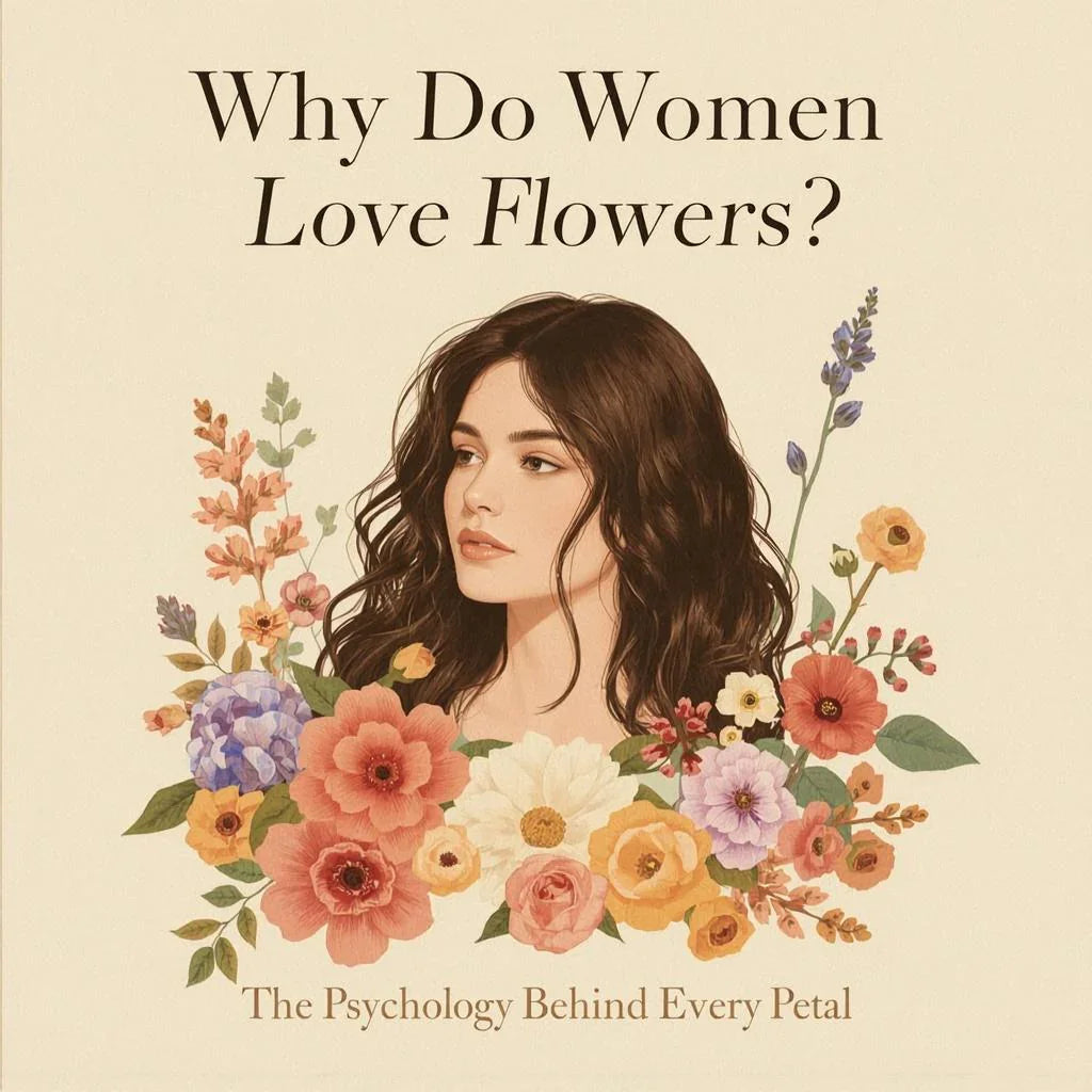 Why Do Women Love Flowers? The Psychology Behind Every Petal - Black Petals