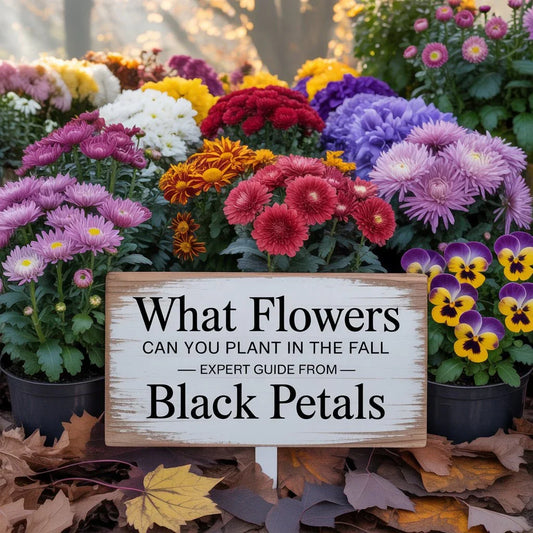 Autumn chrysanthemums and asters blooming in U.S. fall garden