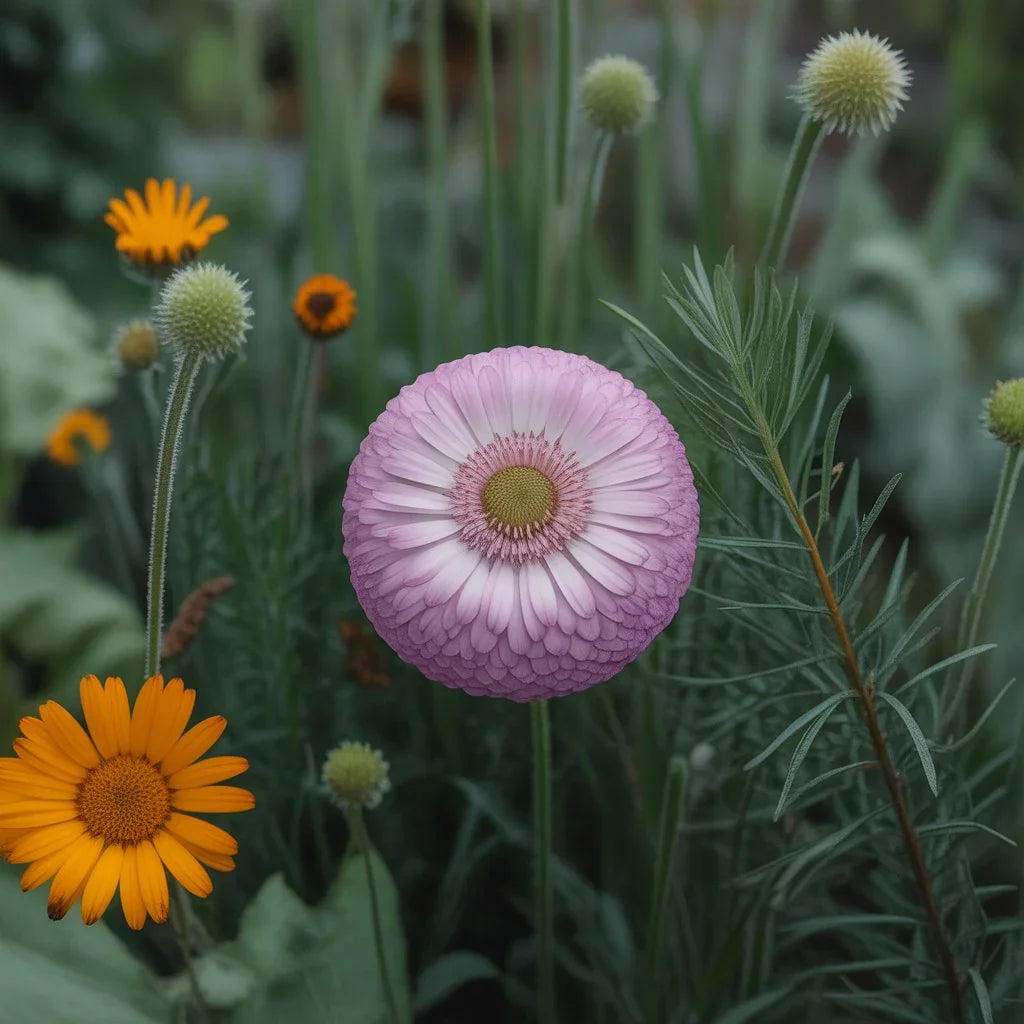 Fall and winter flowers arrangement featuring chrysanthemums, pansies, and hellebores — Black Petals seasonal guide
