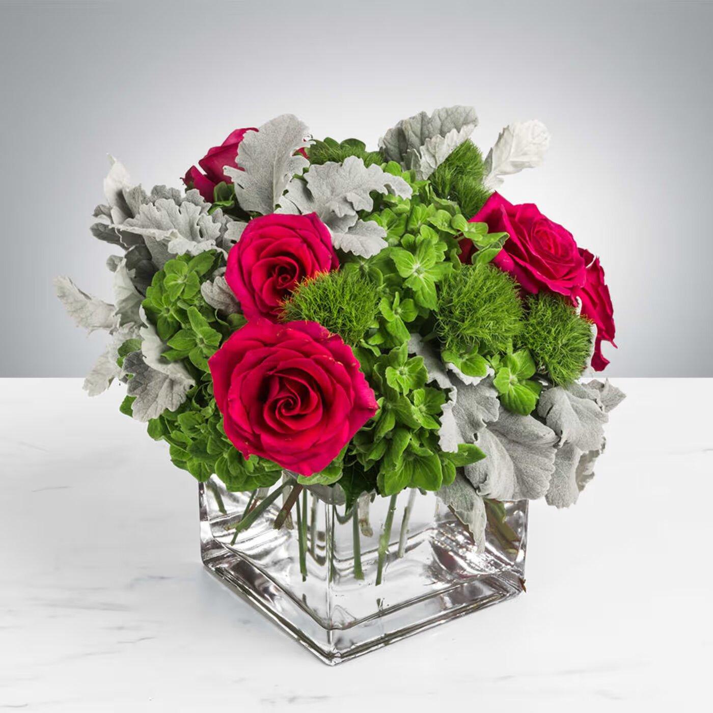 Springtime Harmony Bouquet - Black Petals