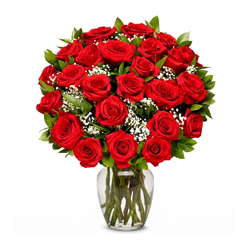 2 Dozen Superior Roses - Black Petals
