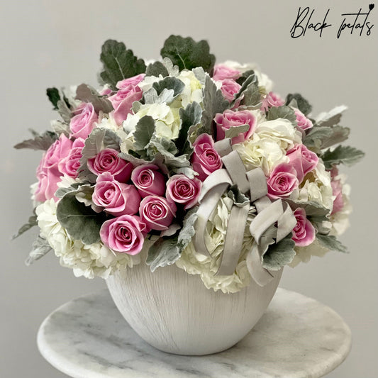 Beauteous Blooms In A Vase