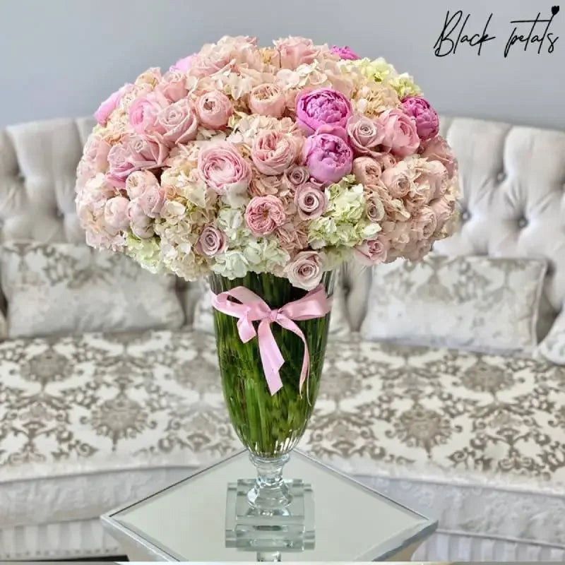 Blush Ave - Black Petals