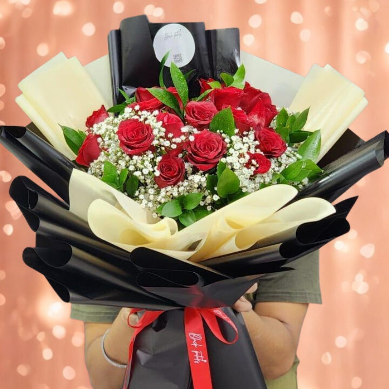 Red Rose Flower Bouquet