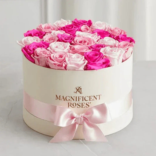 NYC’s Magnificent Roses Preserved Delightful Medley - Black Petals