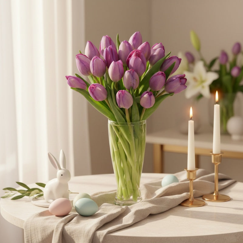 Purple Amethyst Tulip Bouquet