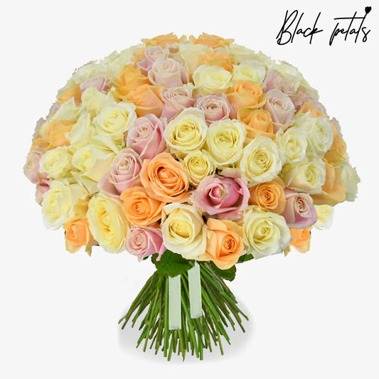 Pastel Beauties - Black Petals