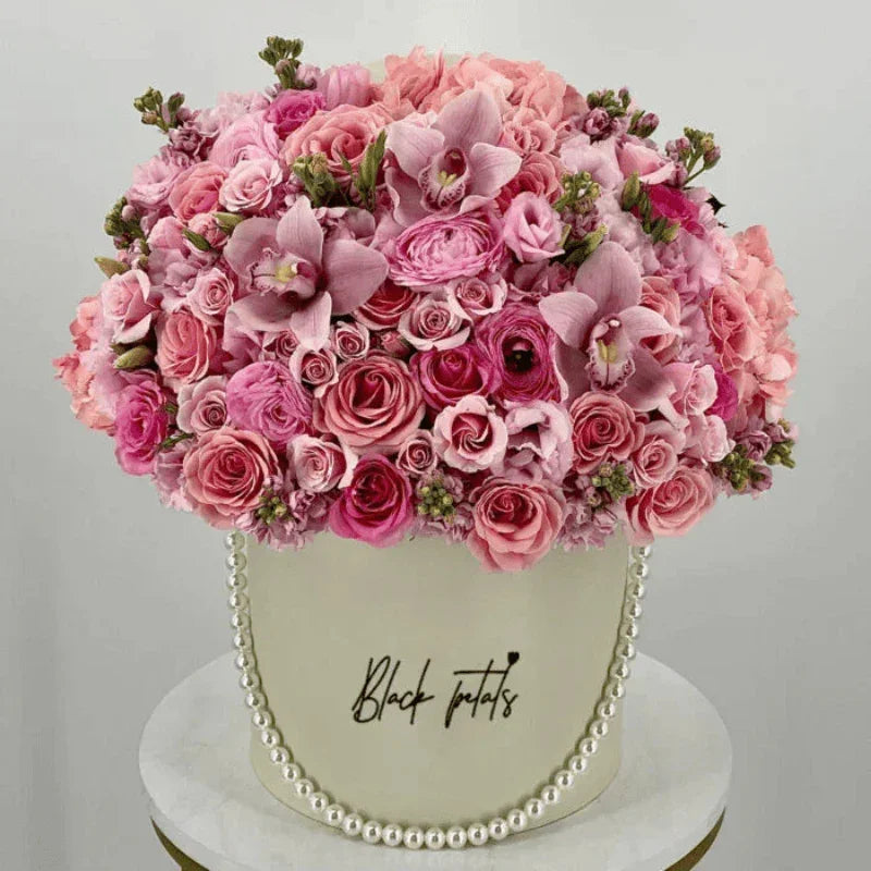 Pinks Galore - Black Petals