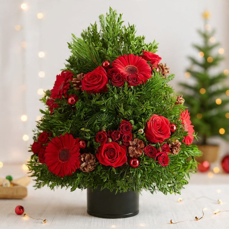 Winter Wishes Floral Tree