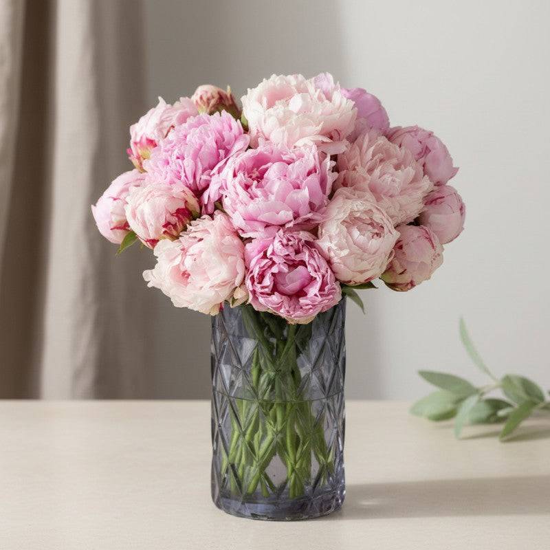 Precious Peony Bouquet - Black Petals