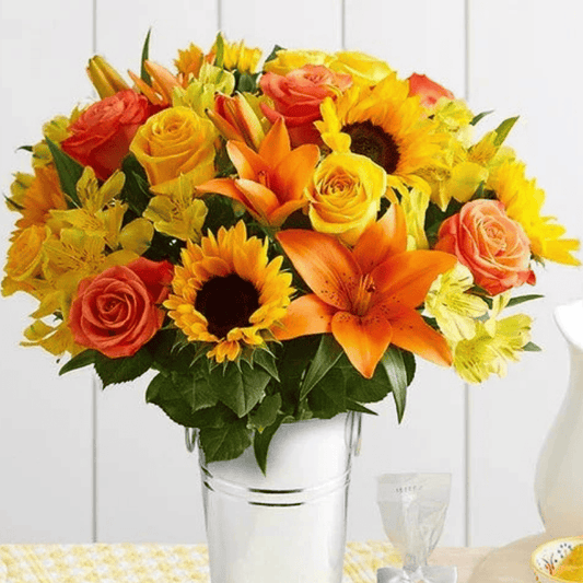 Summer Sunshine Bouquet by Black Petals - Black Petals