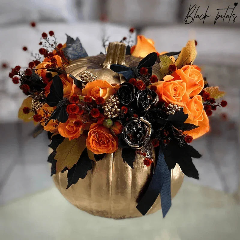 The Golden Pumpkin - Black Petals