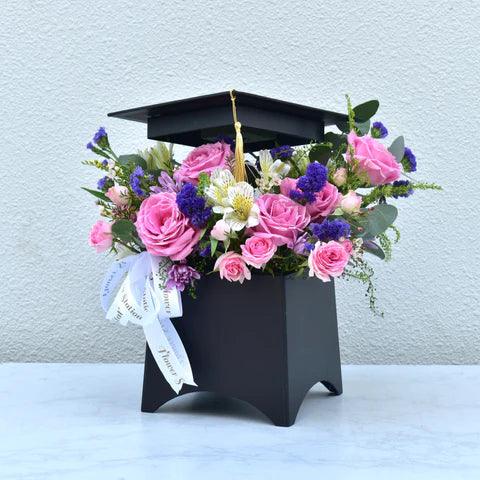 Happy Graduation - Black Petals